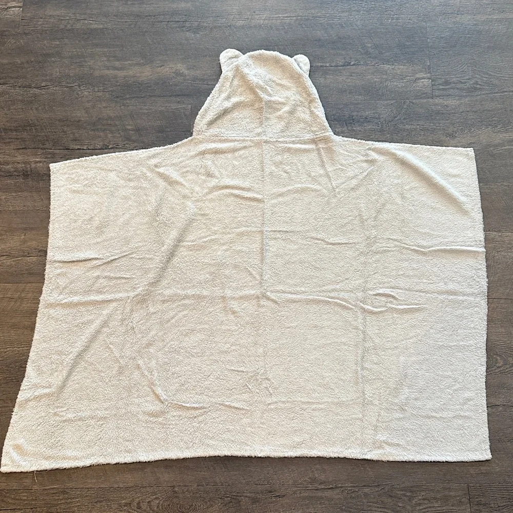 Natemia Ultra Soft Organic Bamboo Gray‎ Racoon Hooded Baby/Toddler Bath Towel